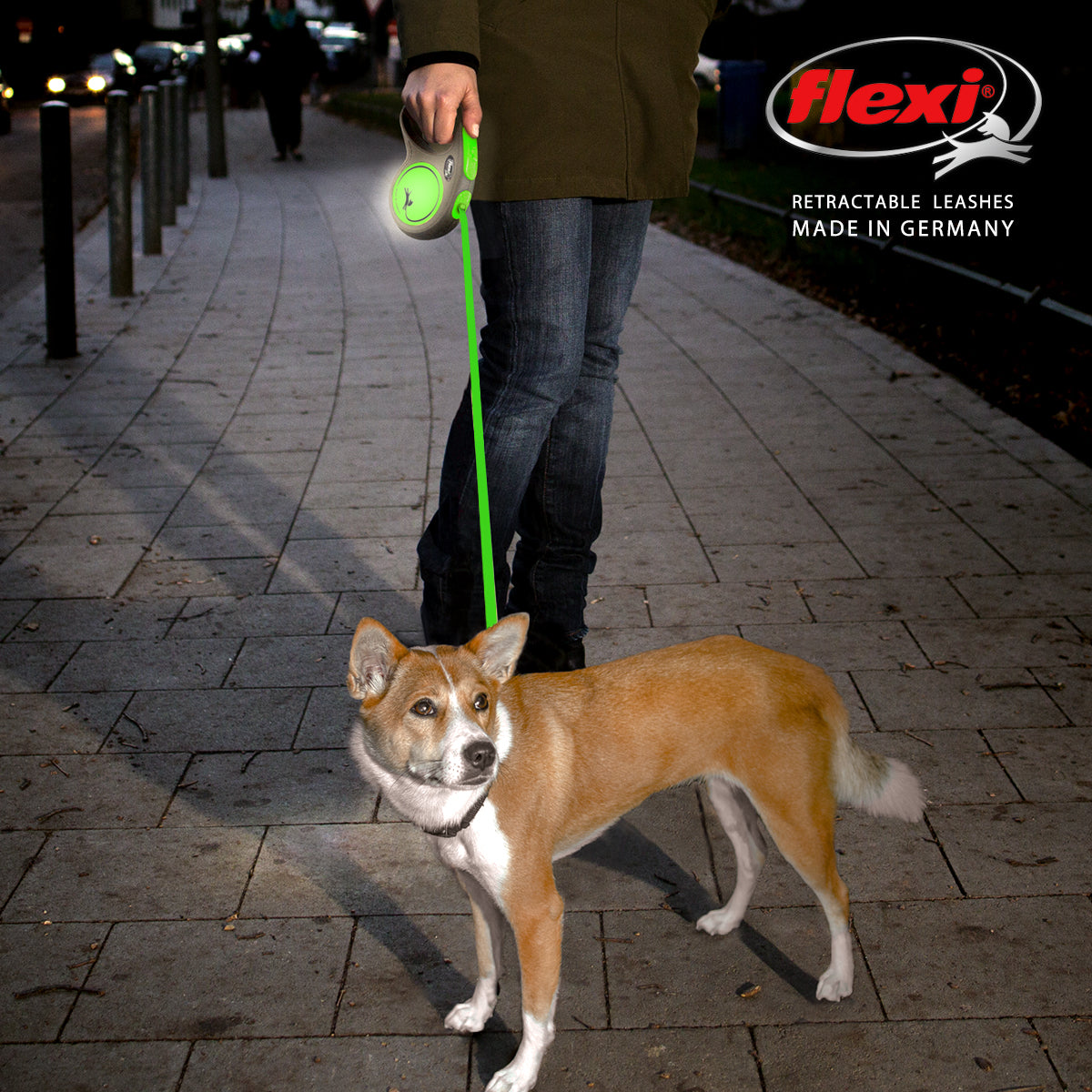 ニューネオン 中型犬用 テープタイプ 5m グリーン