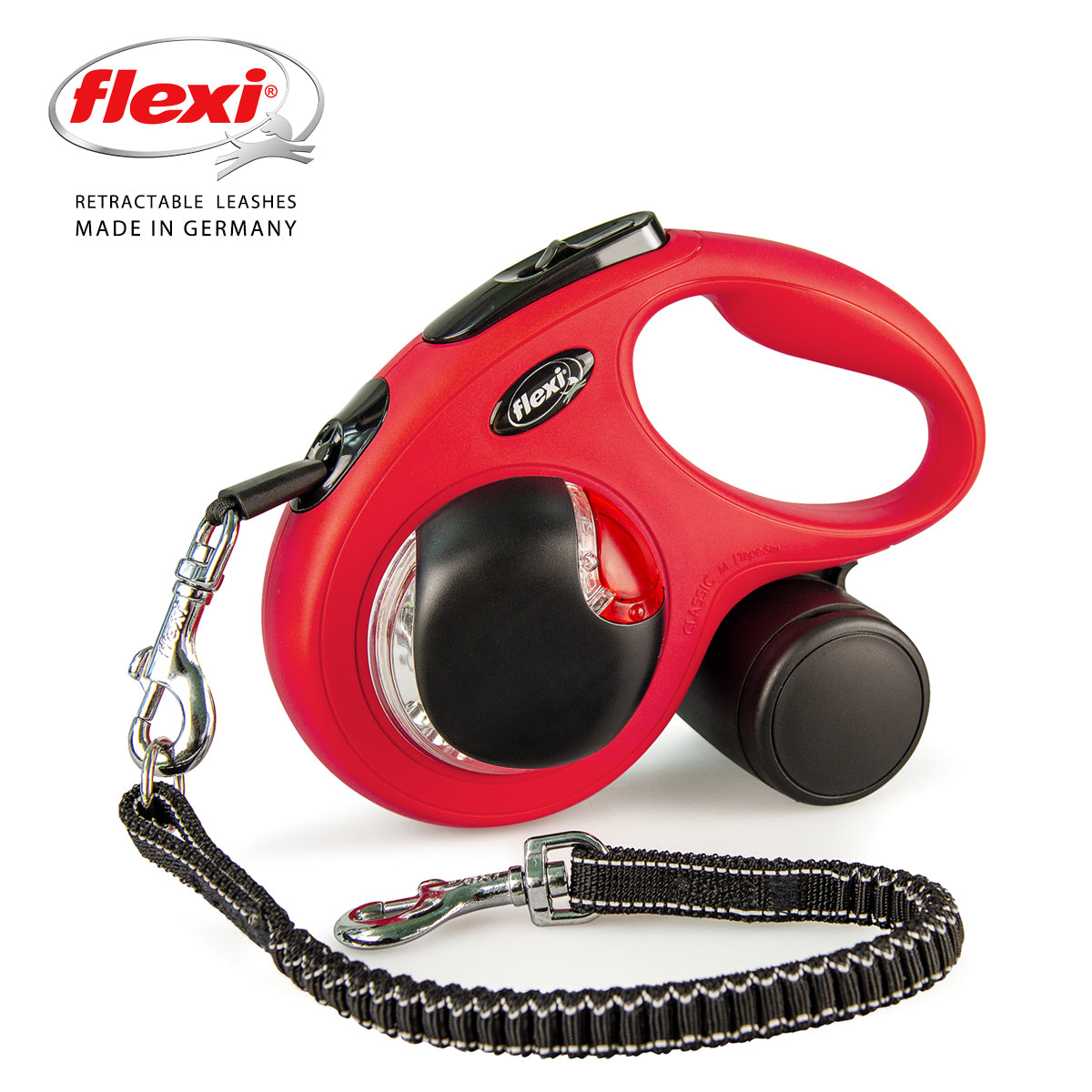 ニュークラシック 大型犬用 テープタイプ 5m レッド