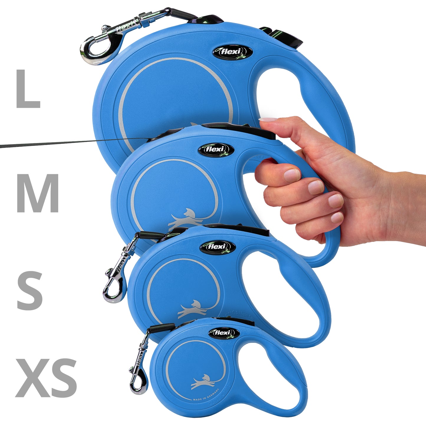 ニュークラシック 大型犬用 テープタイプ 5m ブルー