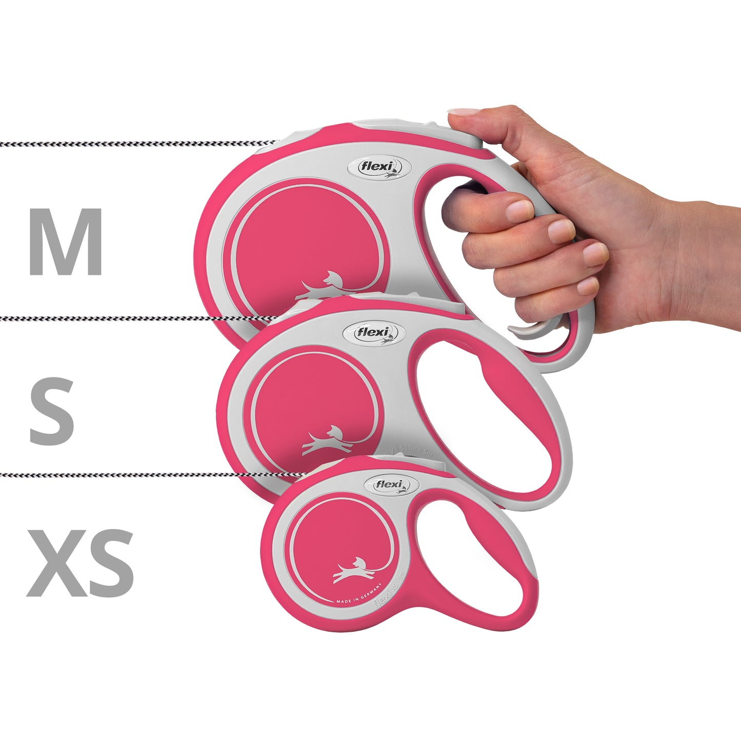 ニューコンフォート 小型犬用 コードタイプ 8m レッド