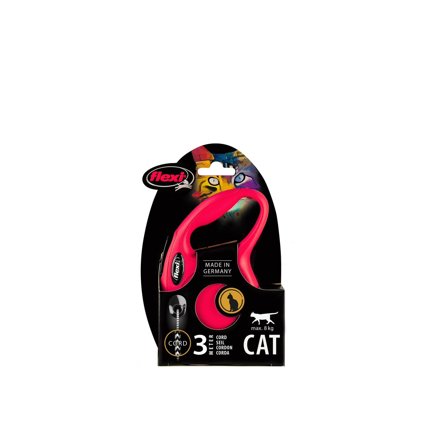 ニュークラシック 猫用 コードタイプ 3m レッド