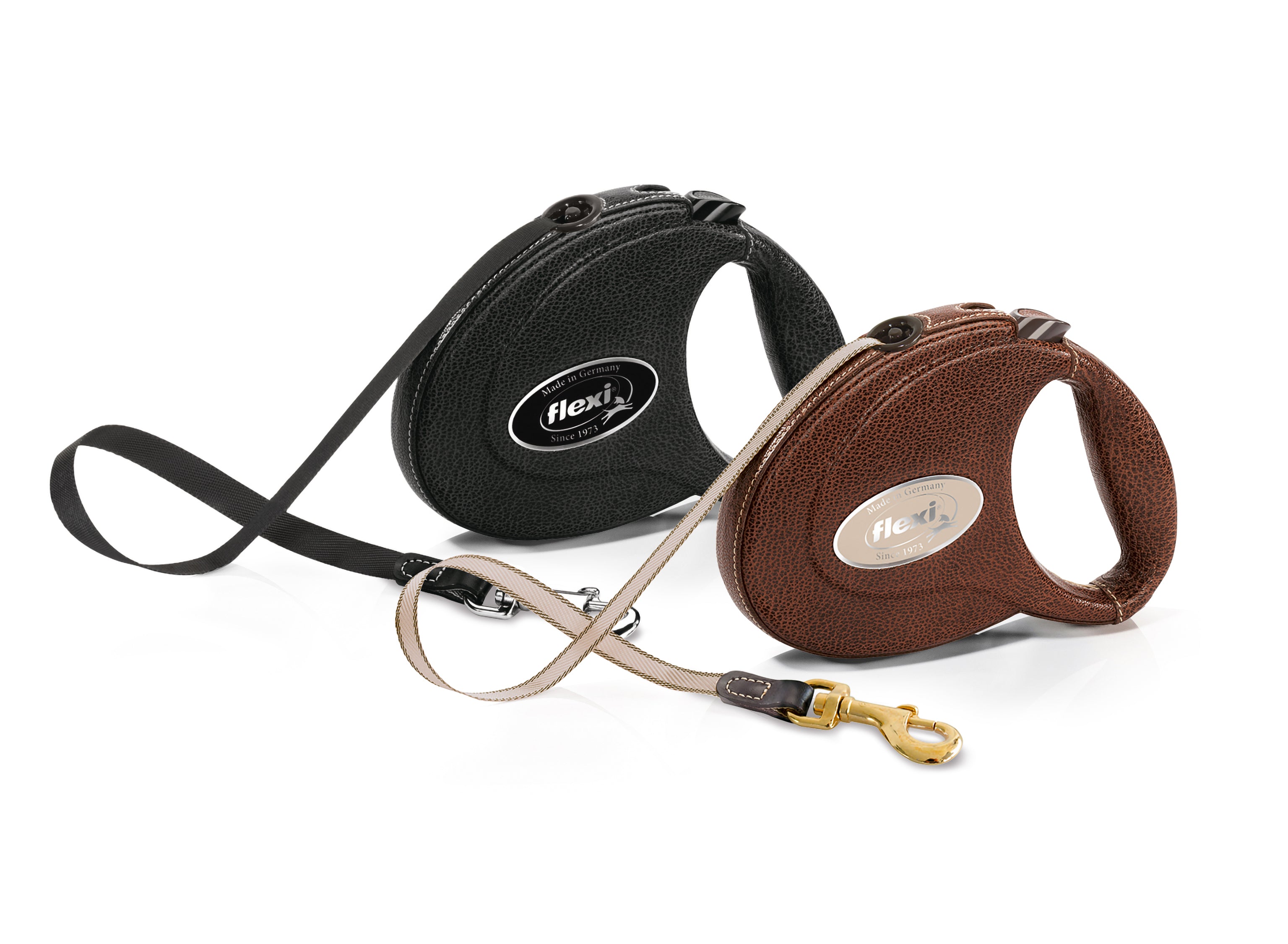 Flexi leather clearance leash